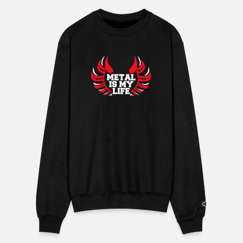 Heavy Metal Is My Life Hard Rock Music Text Quote