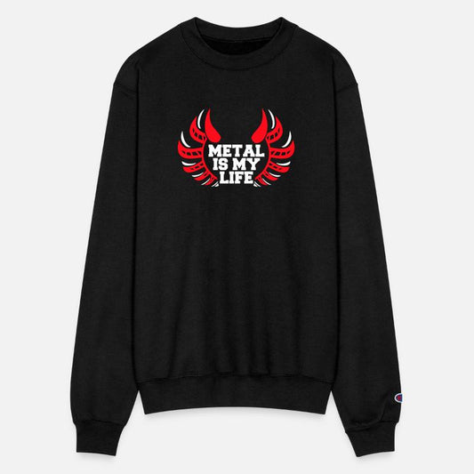 Heavy Metal Is My Life Hard Rock Music Text Quote