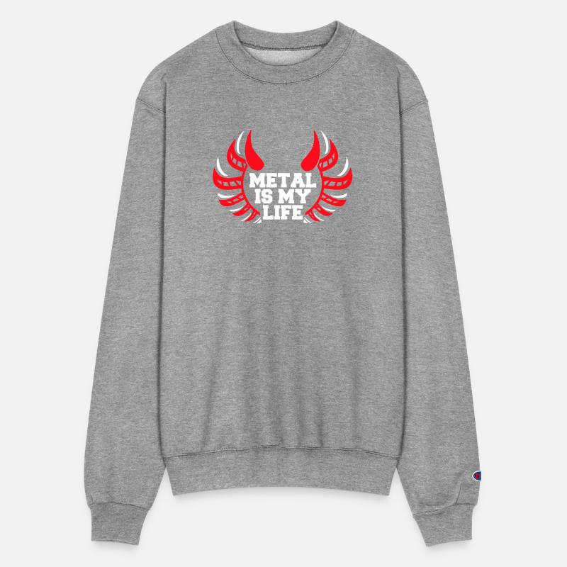 Heavy Metal Is My Life Hard Rock Music Text Quote