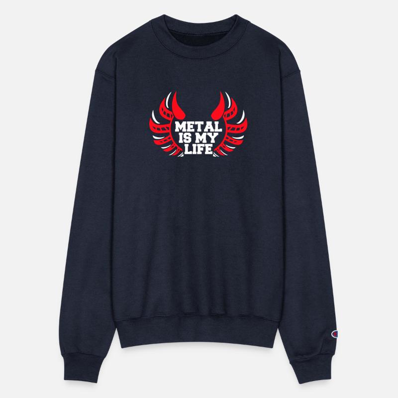 Heavy Metal Is My Life Hard Rock Music Text Quote