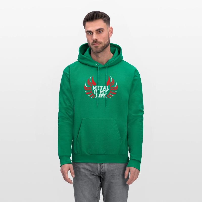 Heavy Metal Is My Life Hard Rock Music Text Quote