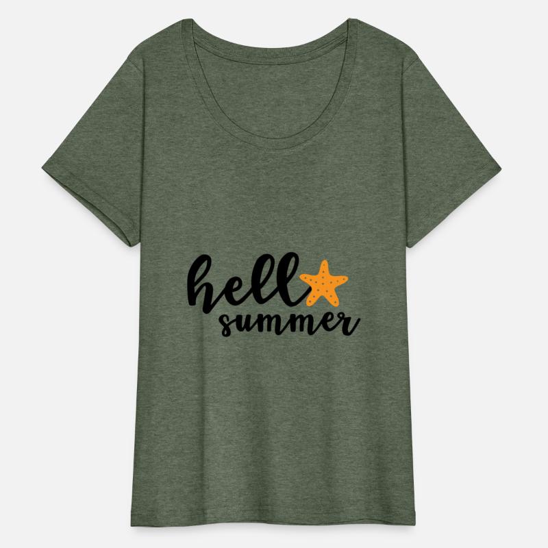 Hello summer vacation beach star Hawaii aloha