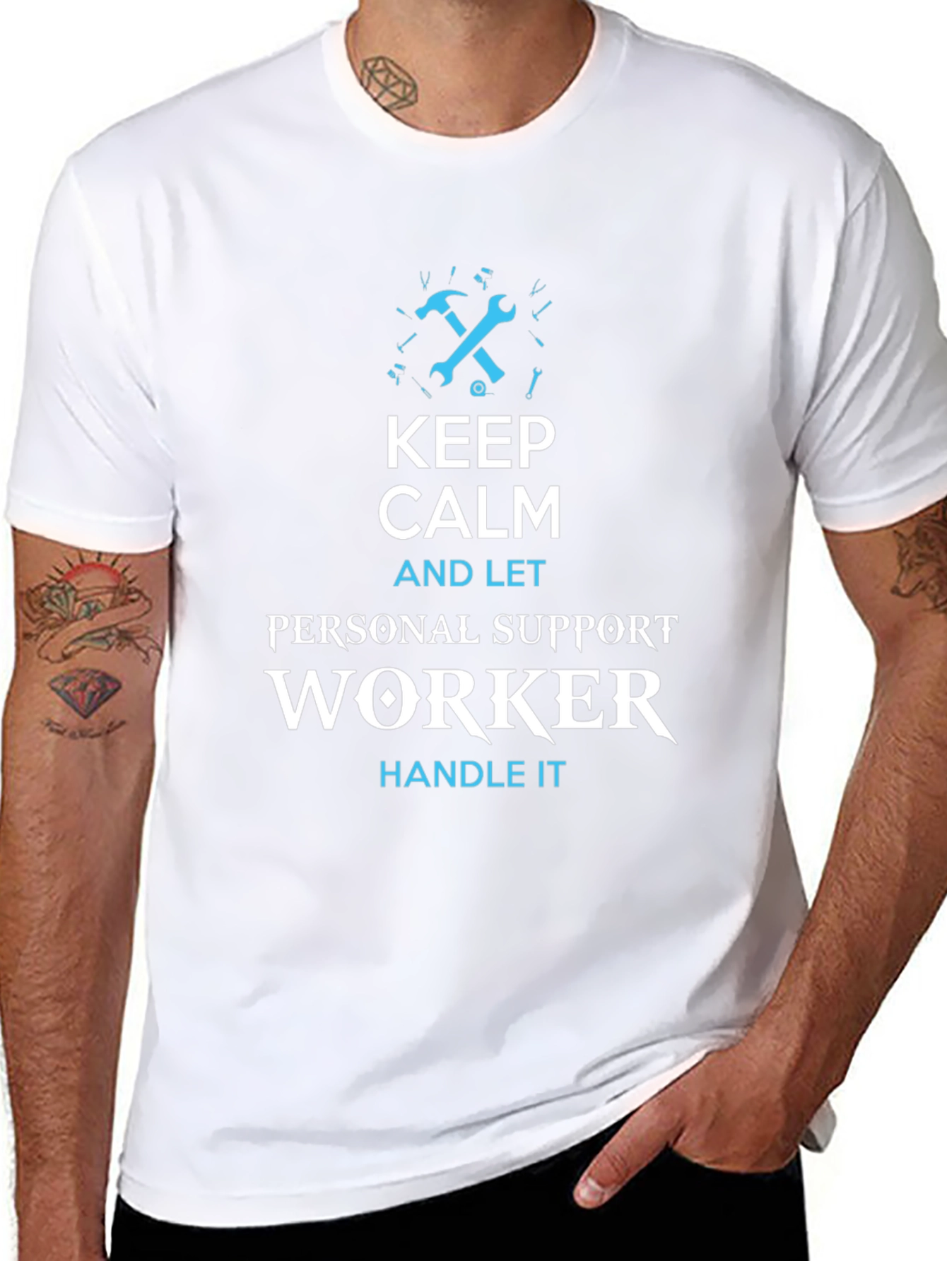 Keep Calm Personal Support Worker T-Shirt