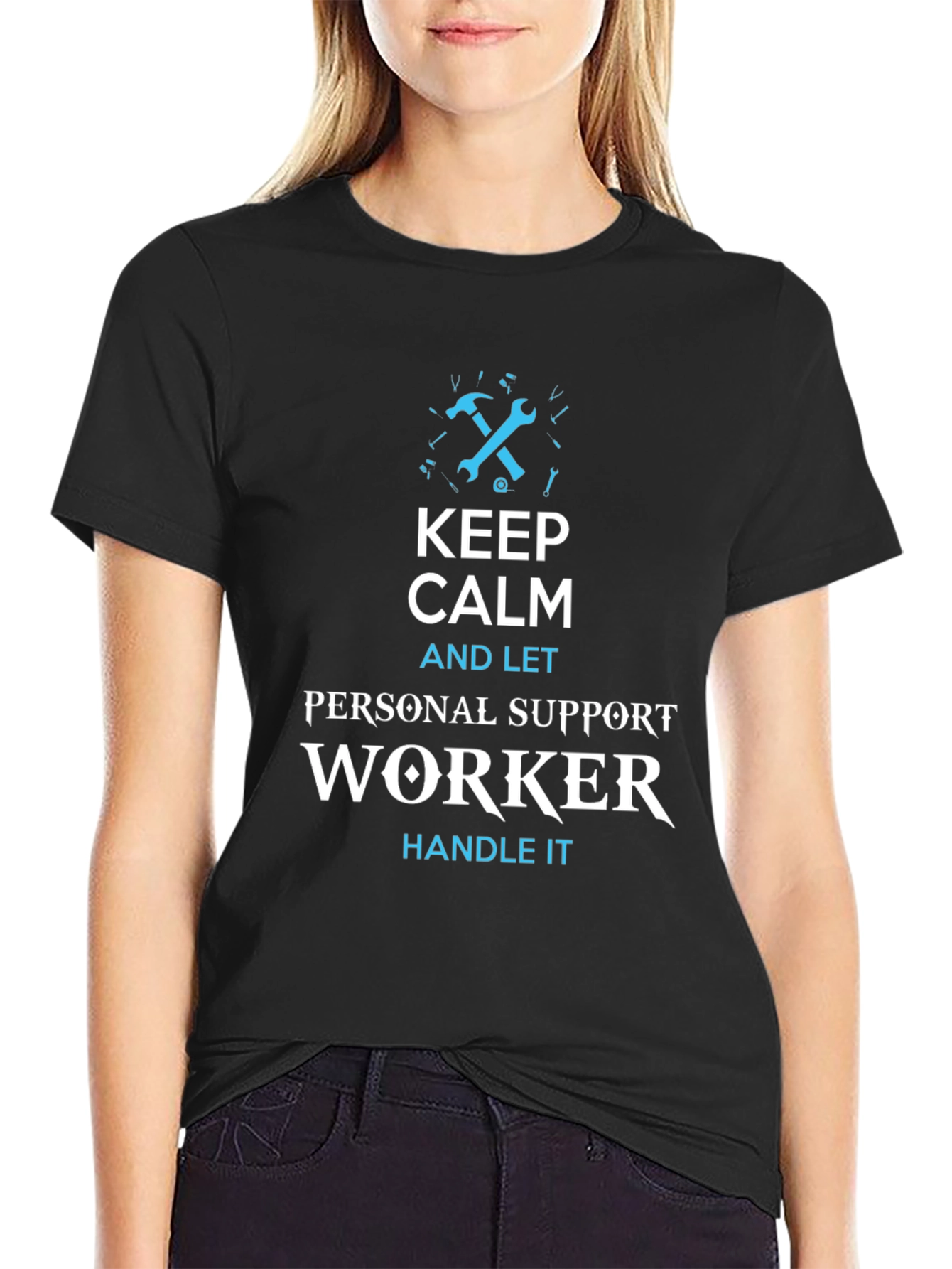 Keep Calm Personal Support Worker T-Shirt