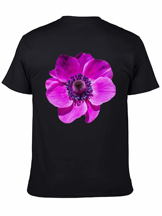 Floral Print T-Shirt: Bold Blossom Design