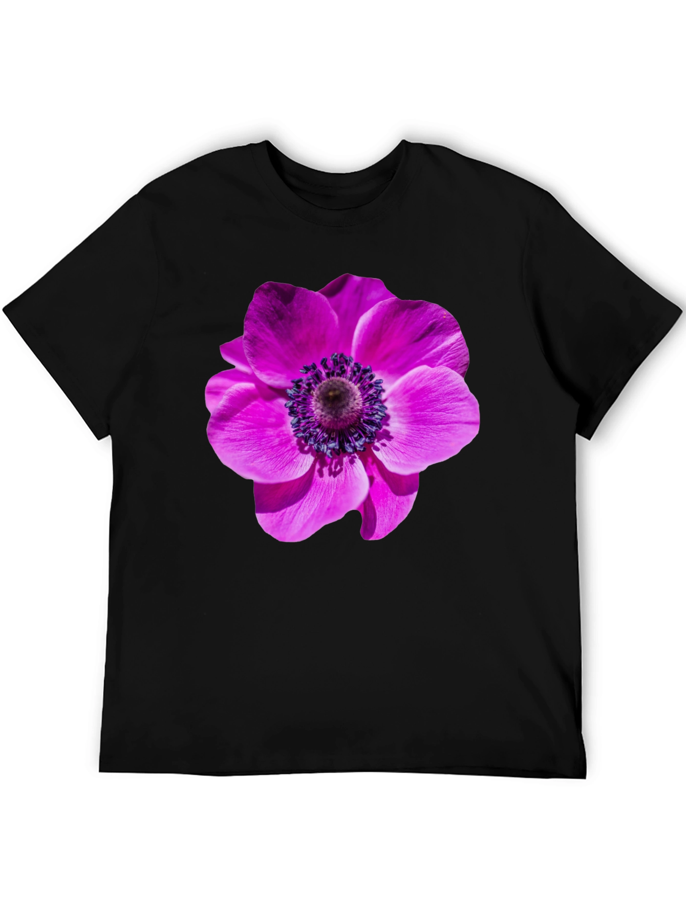 Floral Print T-Shirt: Bold Blossom Design