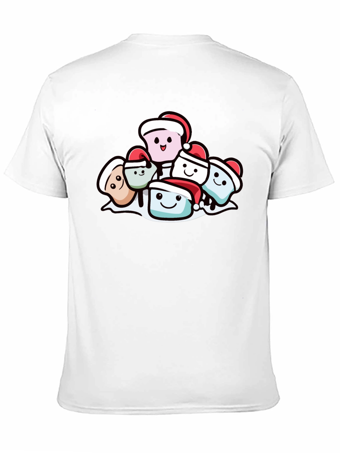 Festive Marshmallow Santa T-Shirt