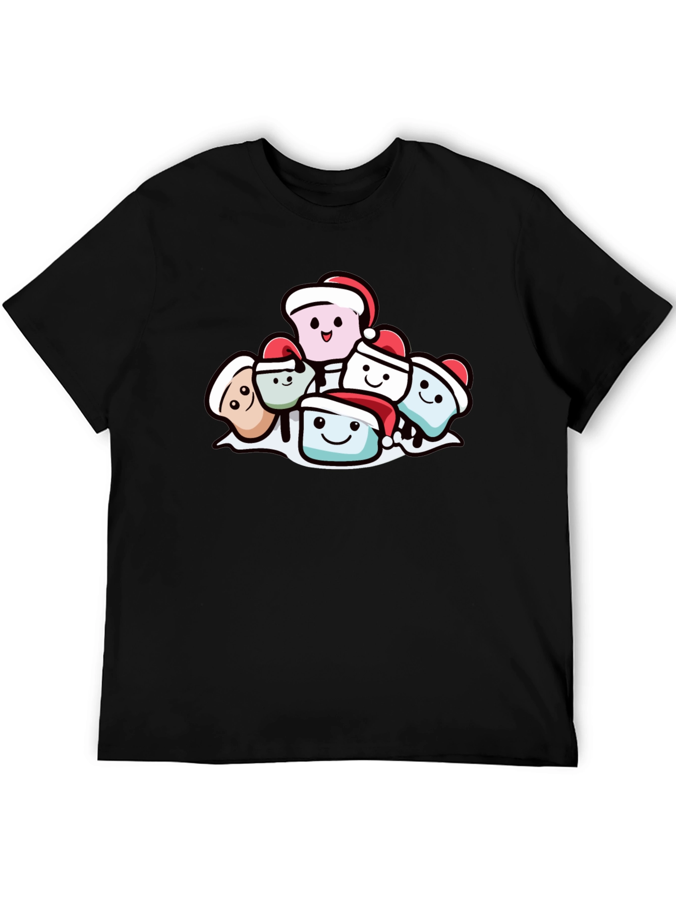 Festive Marshmallow Santa T-Shirt