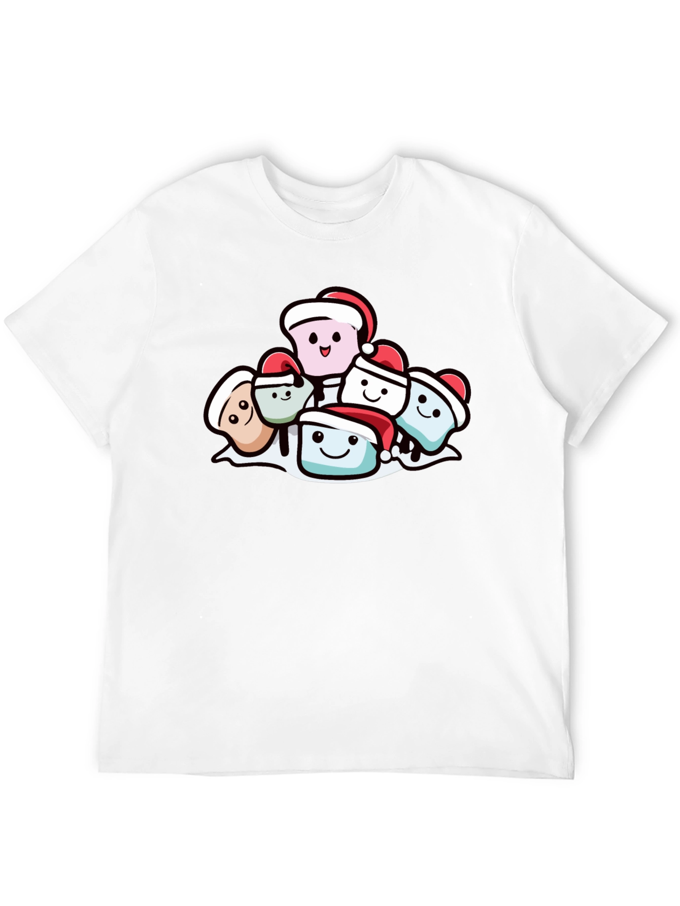 Festive Marshmallow Santa T-Shirt