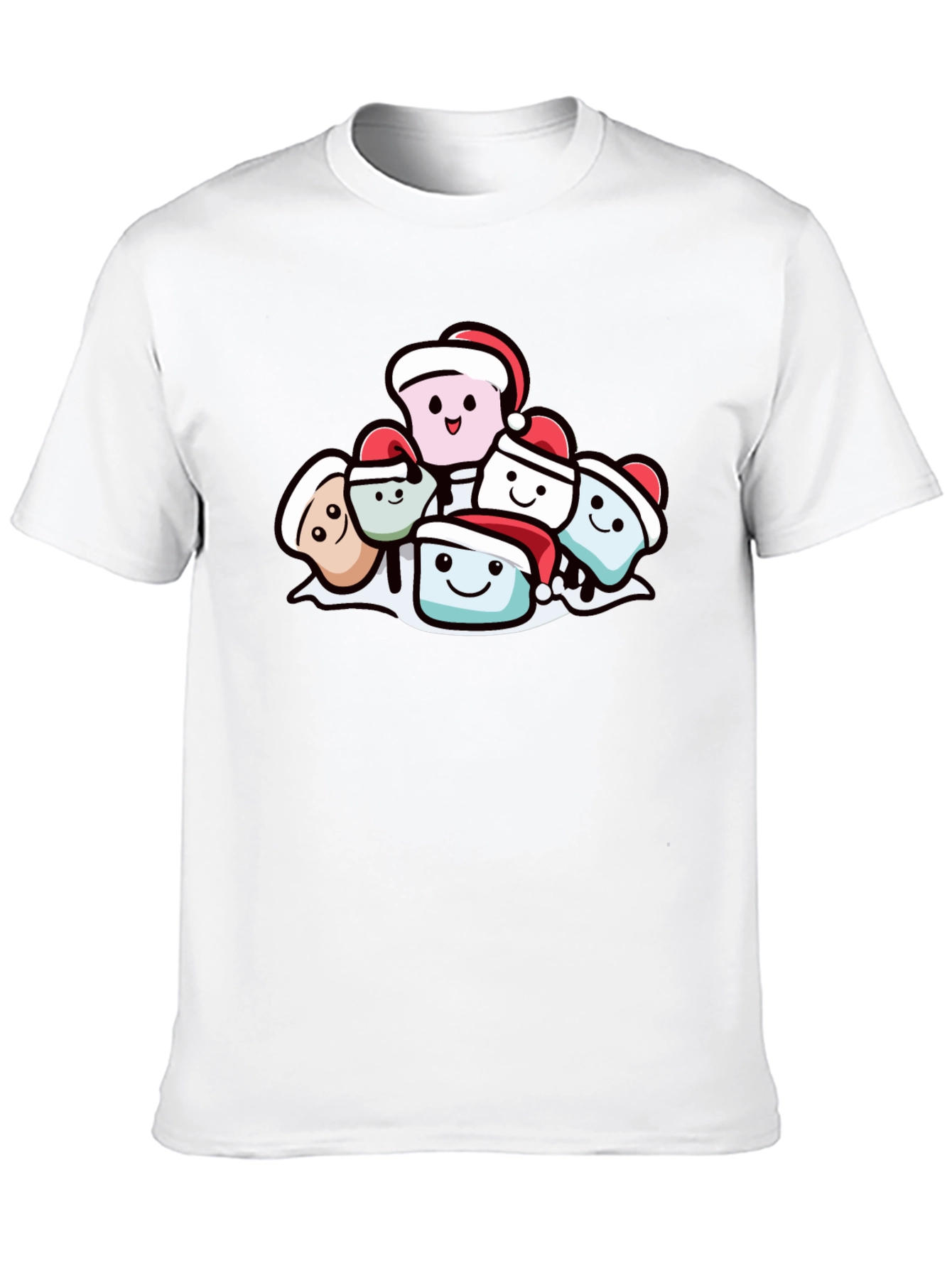 Festive Marshmallow Santa T-Shirt