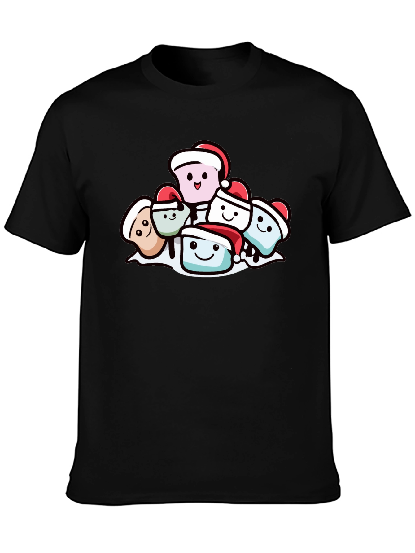 Festive Marshmallow Santa T-Shirt