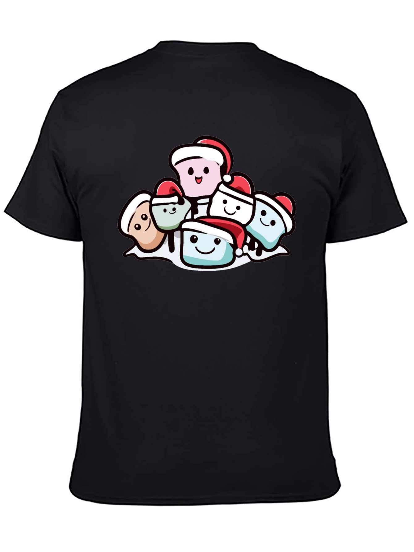 Festive Marshmallow Santa T-Shirt