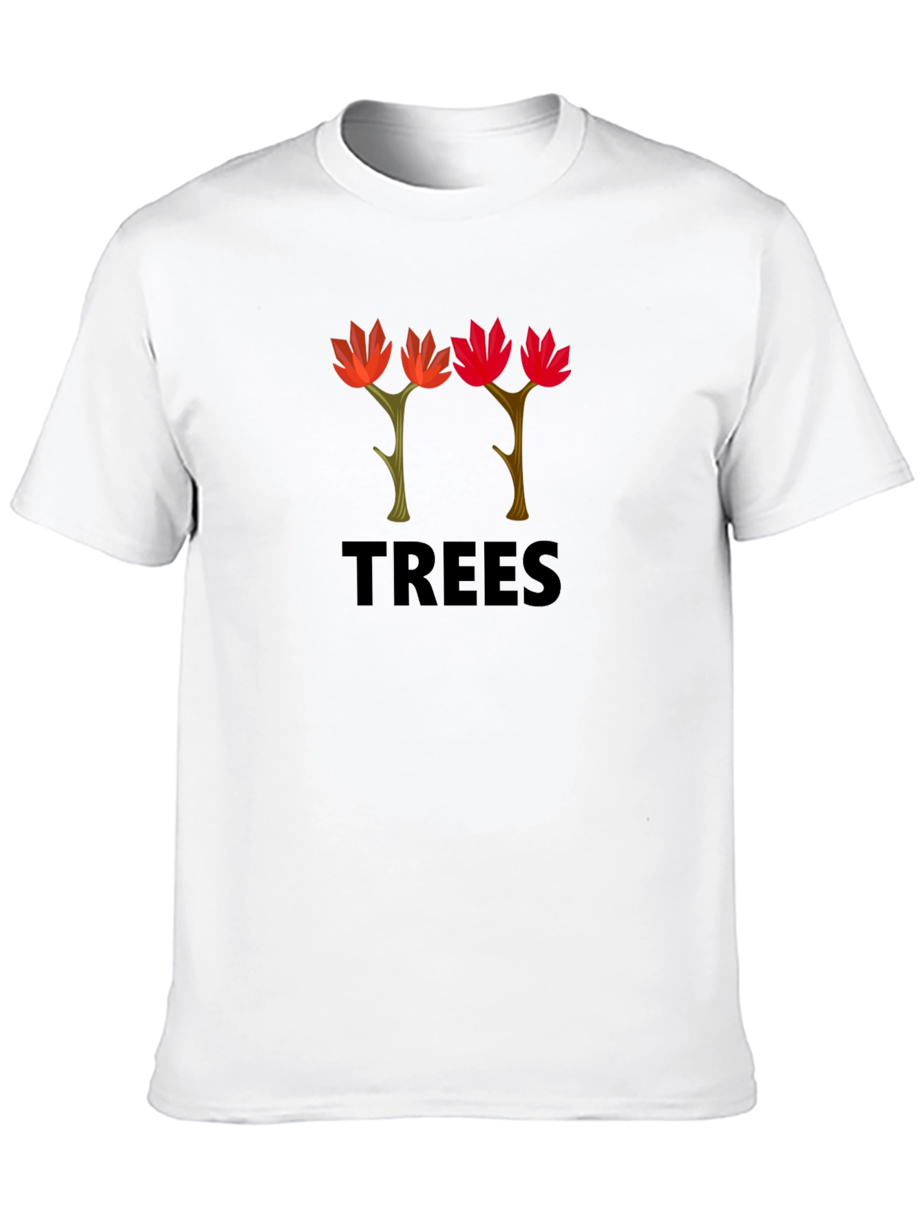 Trees Graphic T-Shirt - Black Cotton Tee