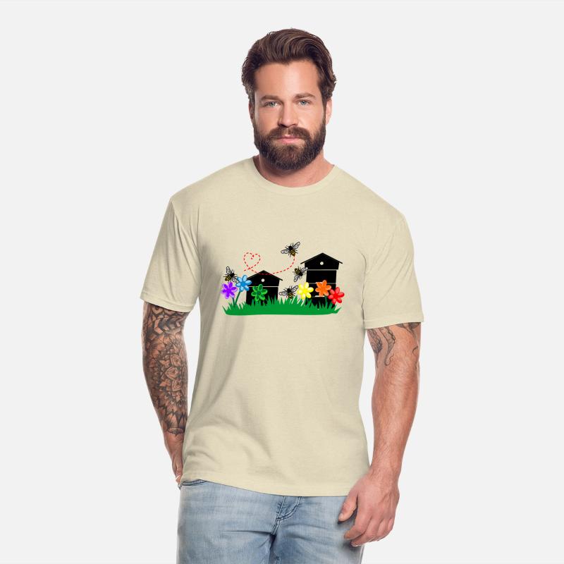 Honey greenhouses or hives with bees