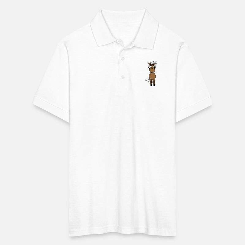 Horse Scared Afraid Fearful Funny Grimace Cartoon