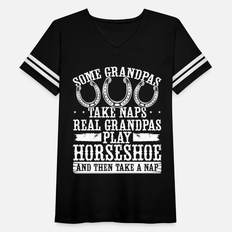 Horseshoe Pitching Game Grandpa Granddad Tosser