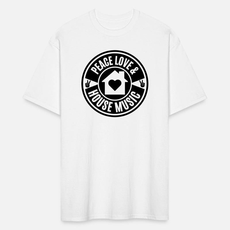 HOUSE MUSIC - Peace & Love (Black)