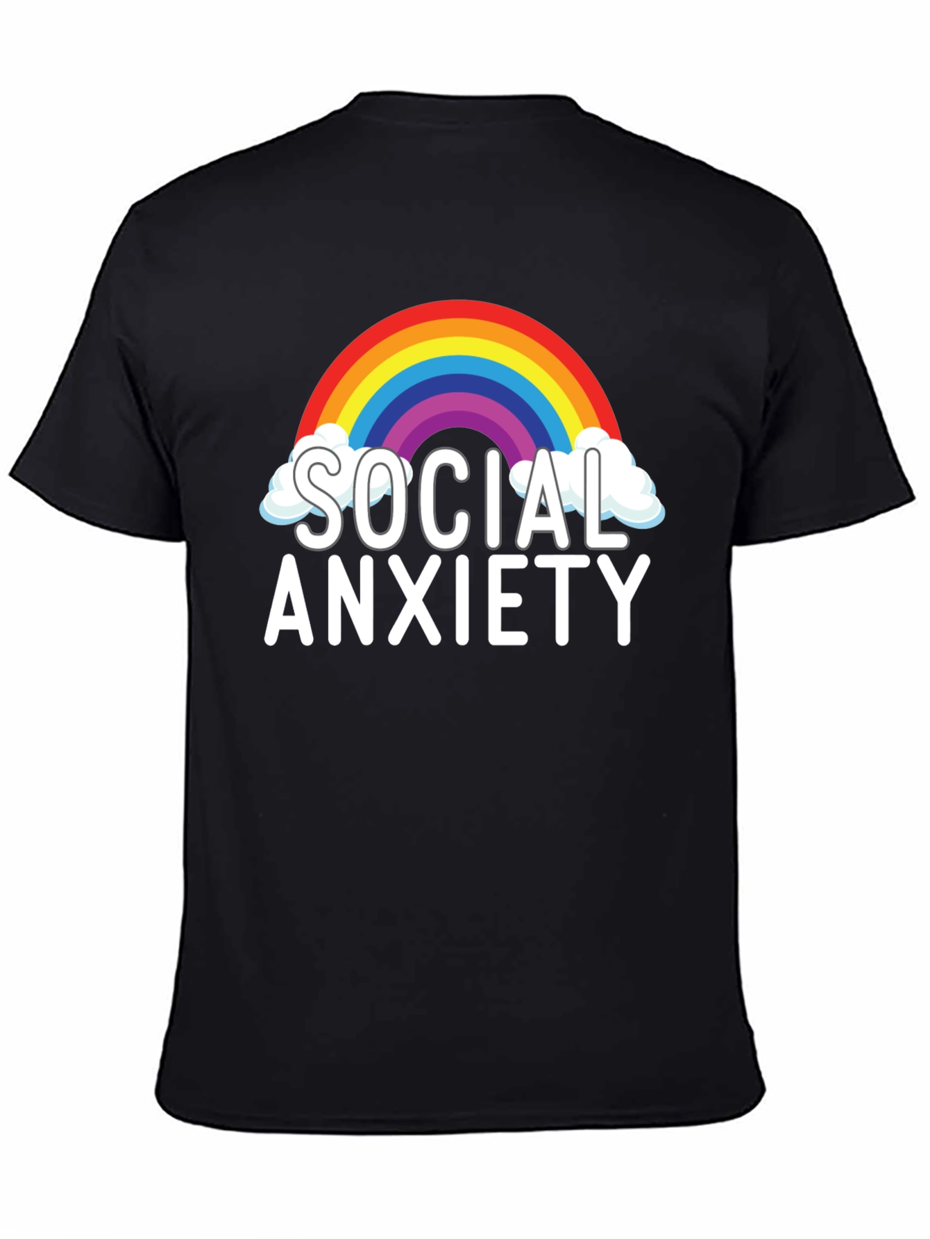Social Anxiety Rainbow T-Shirt