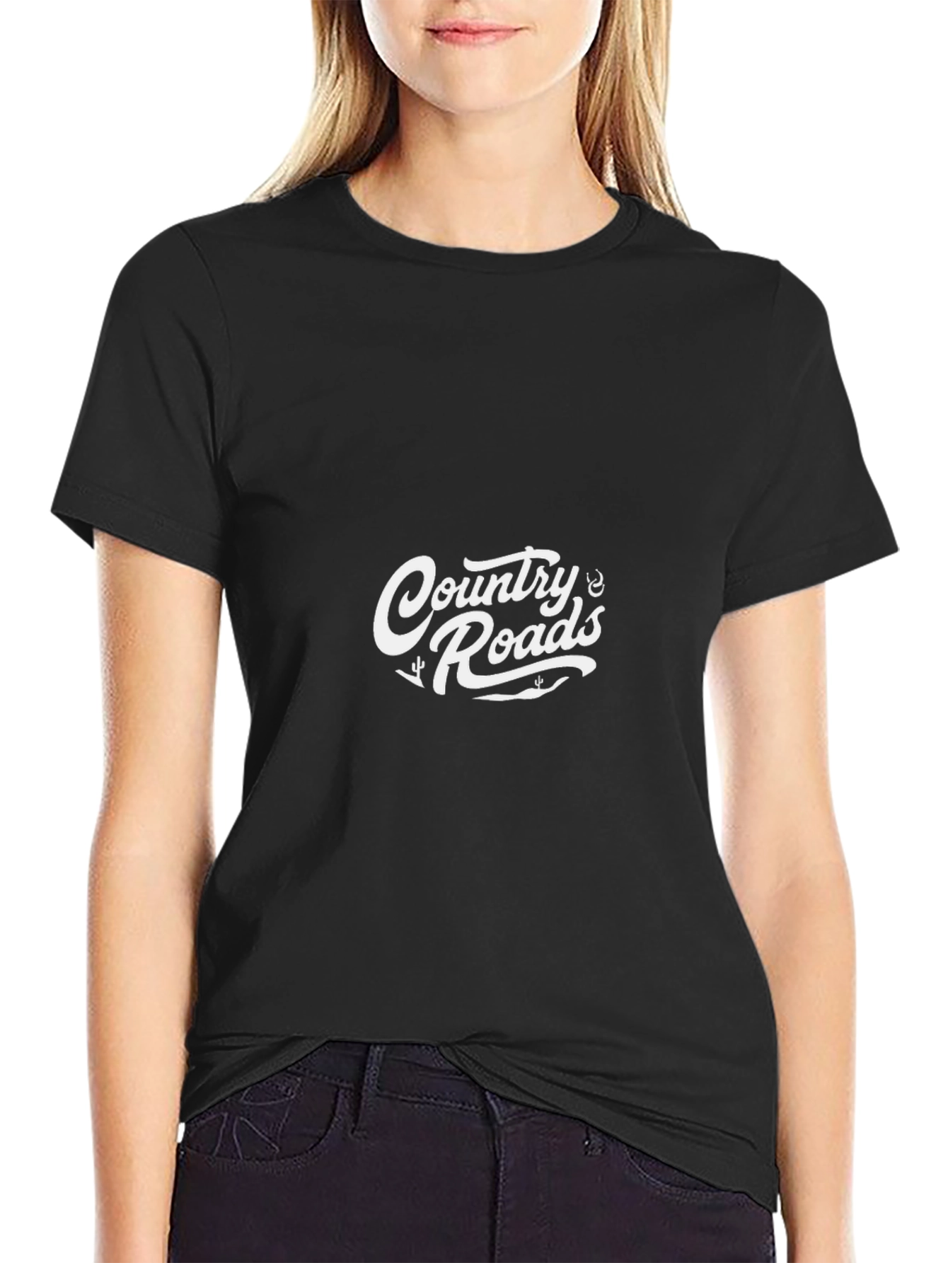 Country Roads Graphic Tee - Soft Cotton Comfort