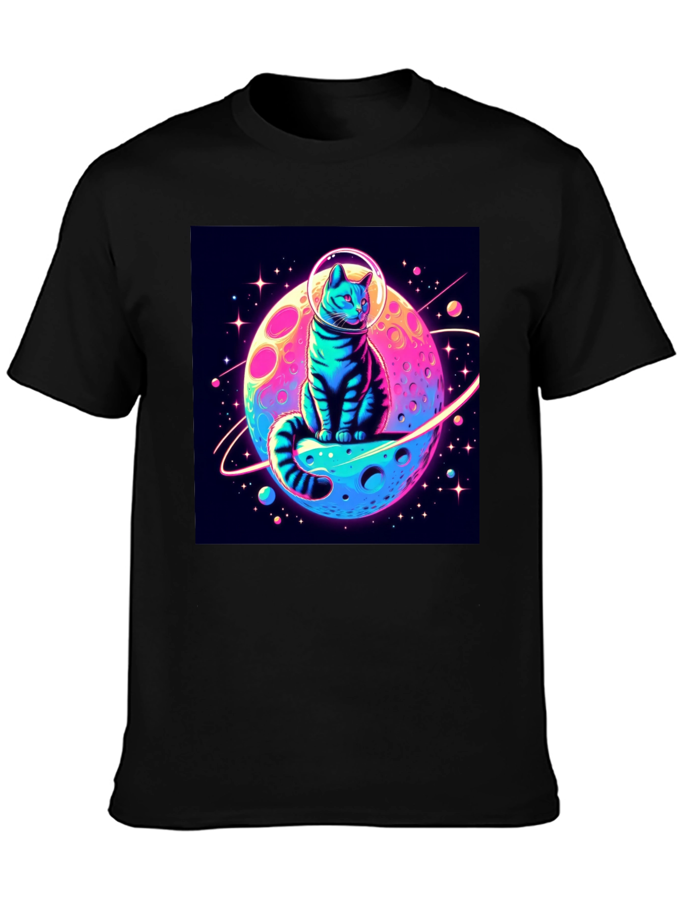 Cosmic Cat T-Shirt - Space Adventure Tee