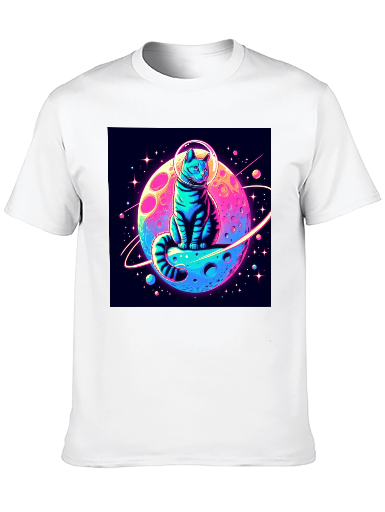 Cosmic Cat T-Shirt - Space Adventure Tee