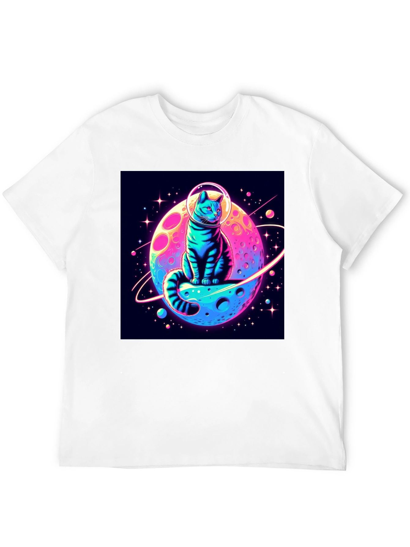 Cosmic Cat T-Shirt - Space Adventure Tee