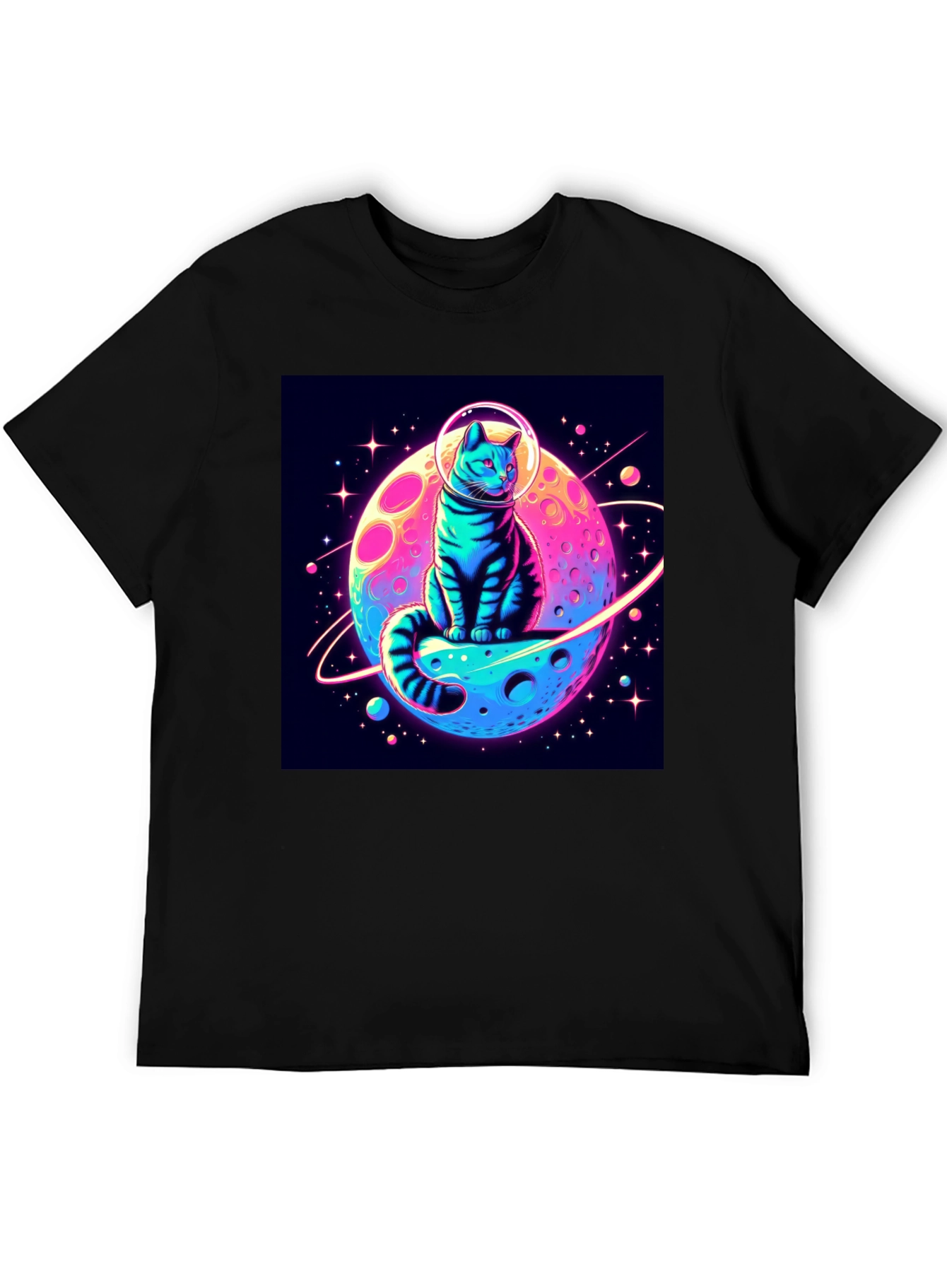 Cosmic Cat T-Shirt - Space Adventure Tee