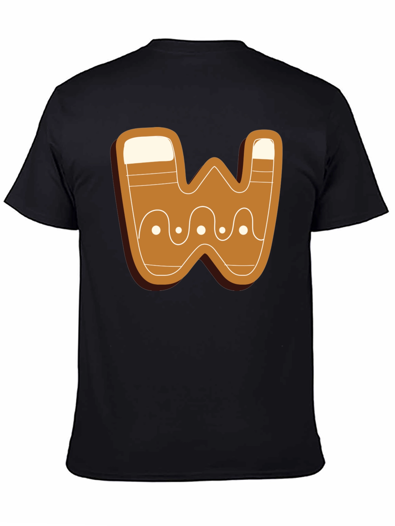 Gingerbread Letter W T-Shirt