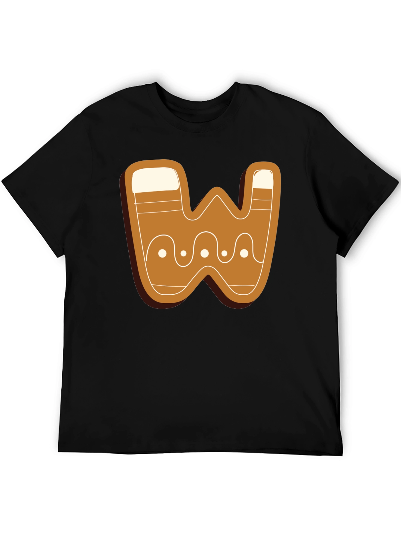 Gingerbread Letter W T-Shirt