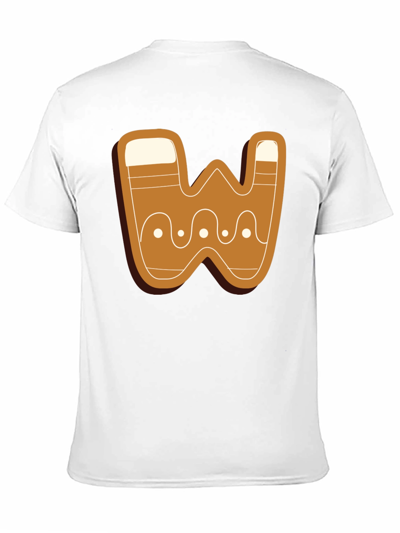 Gingerbread Letter W T-Shirt