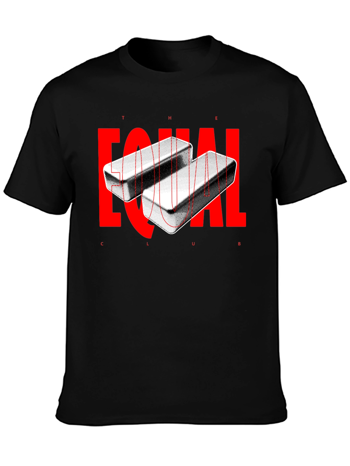 The Equal Club Graphic Tee - Modern Black T-Shirt