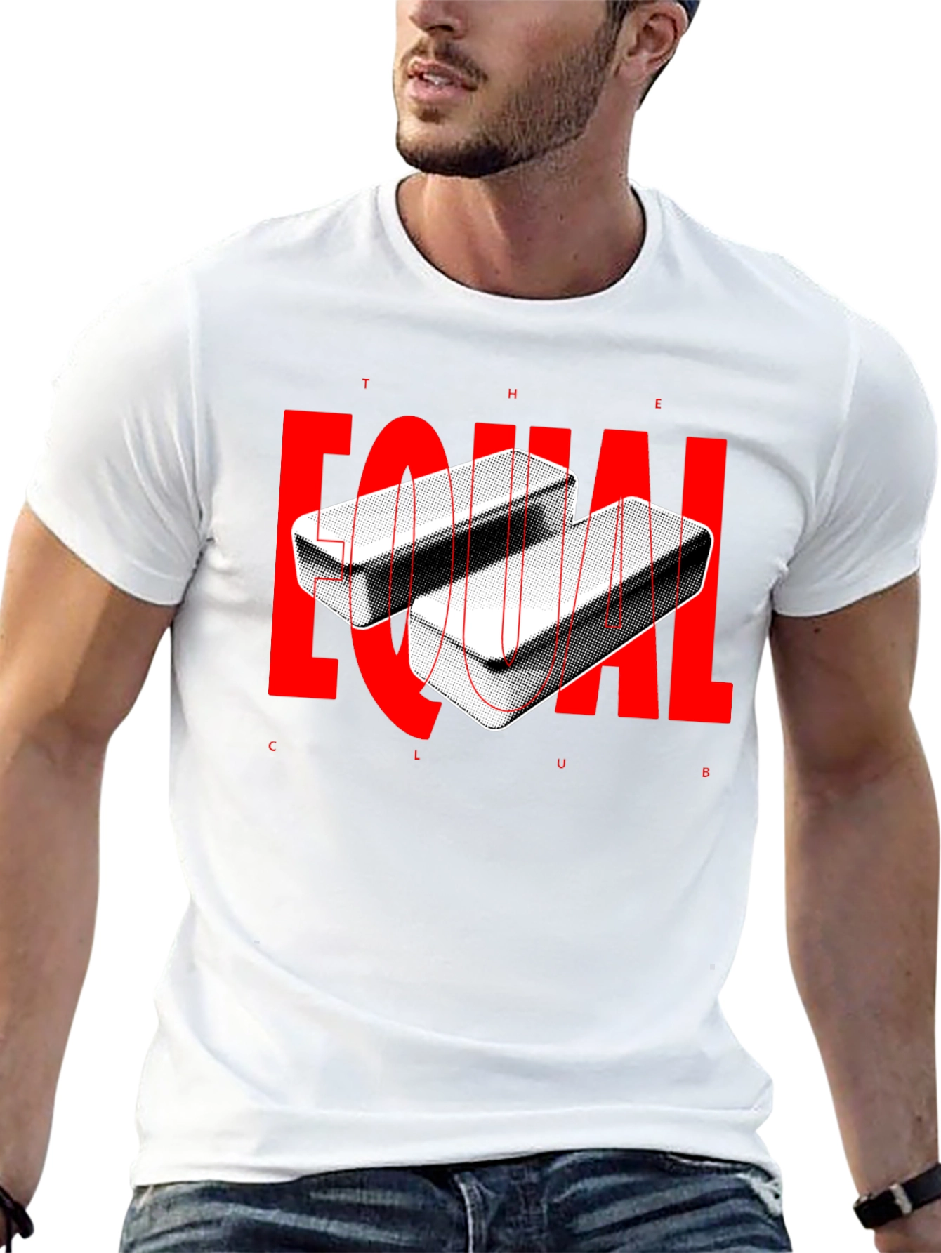 The Equal Club Graphic Tee - Modern Black T-Shirt