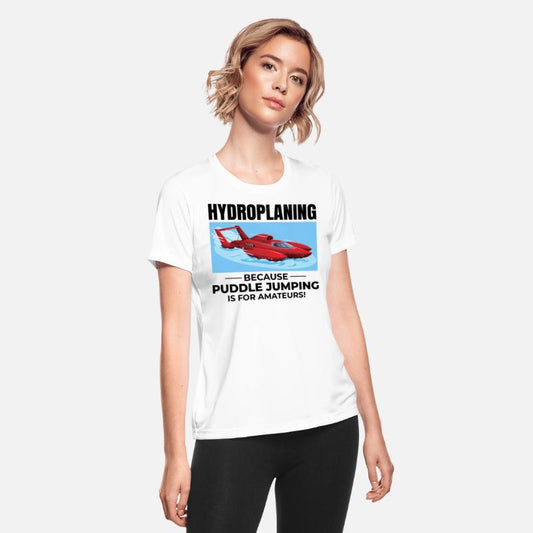 Hydroplane Boat Racing Humor Puddle Jumping Funny