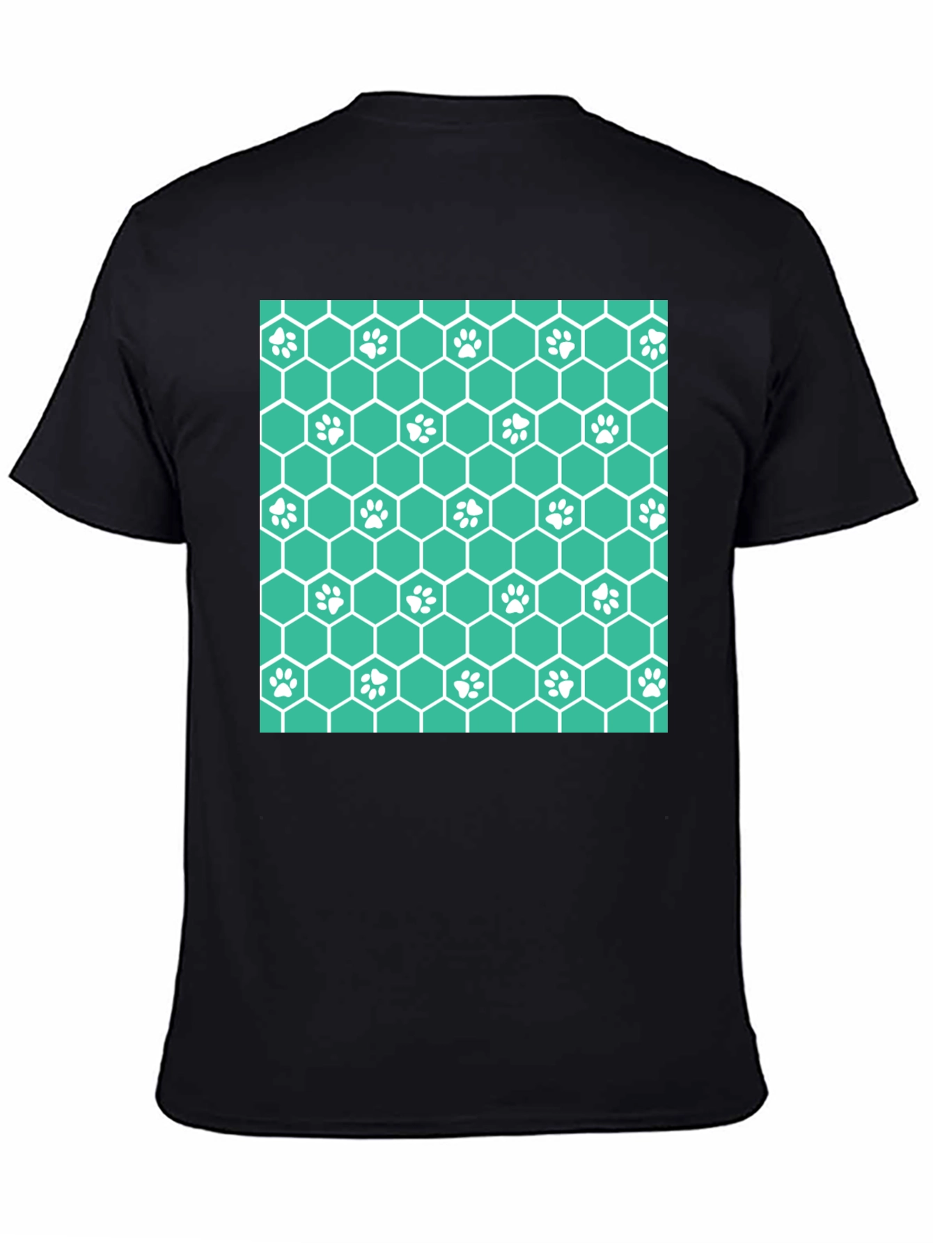 Paw Print Honeycomb T-Shirt
