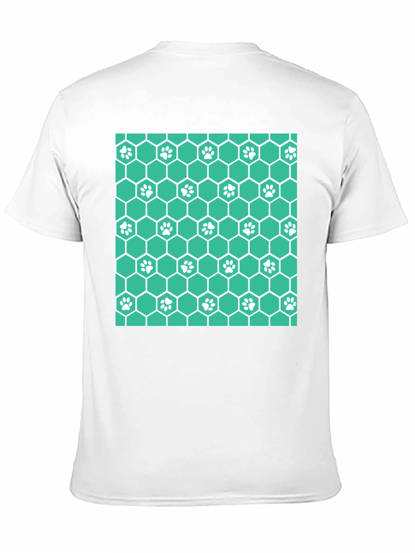 Paw Print Honeycomb T-Shirt