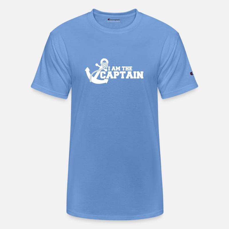 I Am The Captain Anchor Crew Saying Text Quote Fun