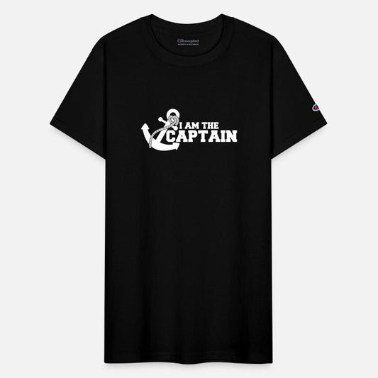 I Am The Captain Anchor Crew Saying Text Quote Fun