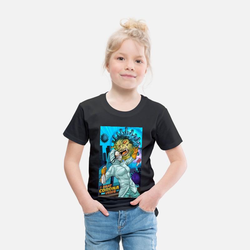 I Beat Corona Virus shirt Rock Band T-Shirt Adults