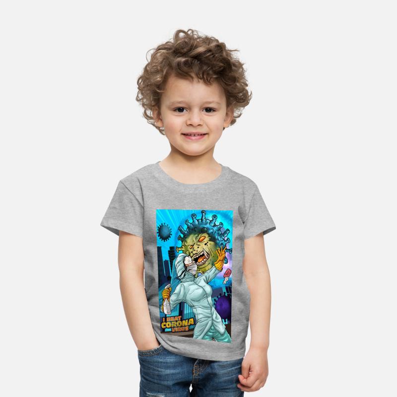 I Beat Corona Virus shirt Rock Band T-Shirt Adults