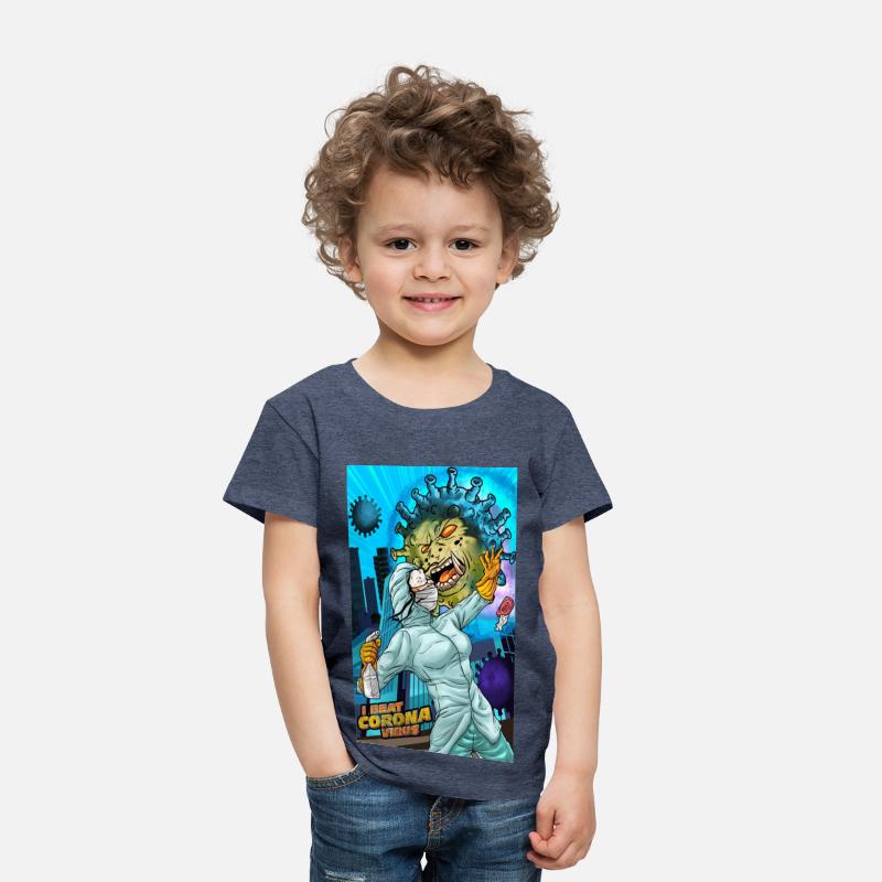 I Beat Corona Virus shirt Rock Band T-Shirt Adults