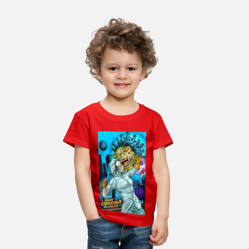 I Beat Corona Virus shirt Rock Band T-Shirt Adults