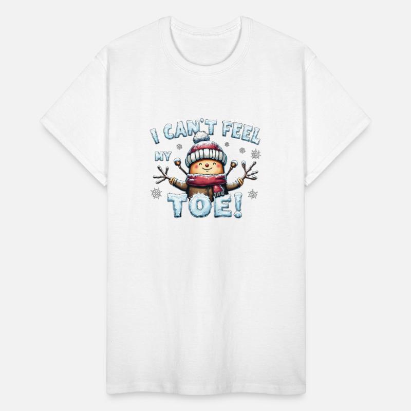I Can't Feel My Toe! Funny Snowman Design