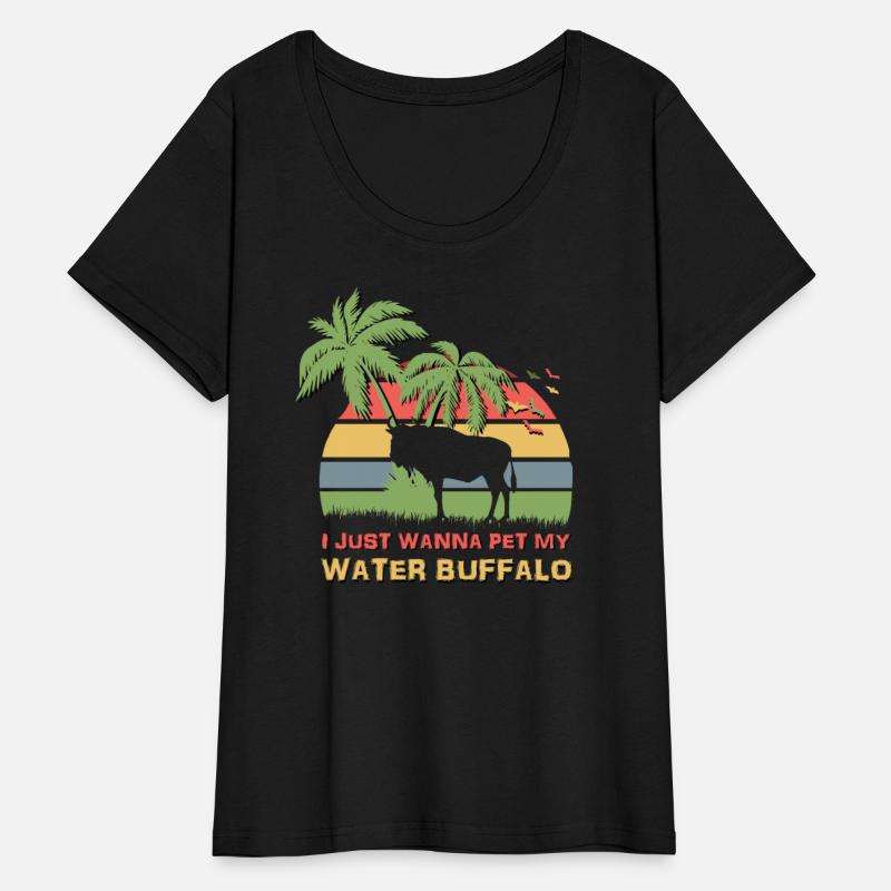 I just wanna pet my Water Buffalo Transparent