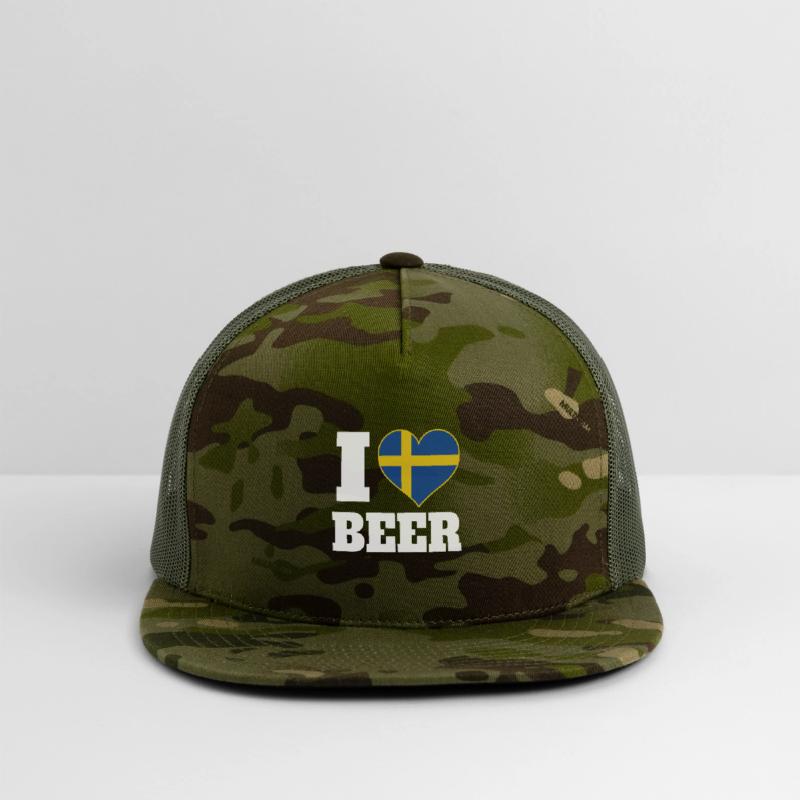 I Love Beer And Sweden Patriotic Expression