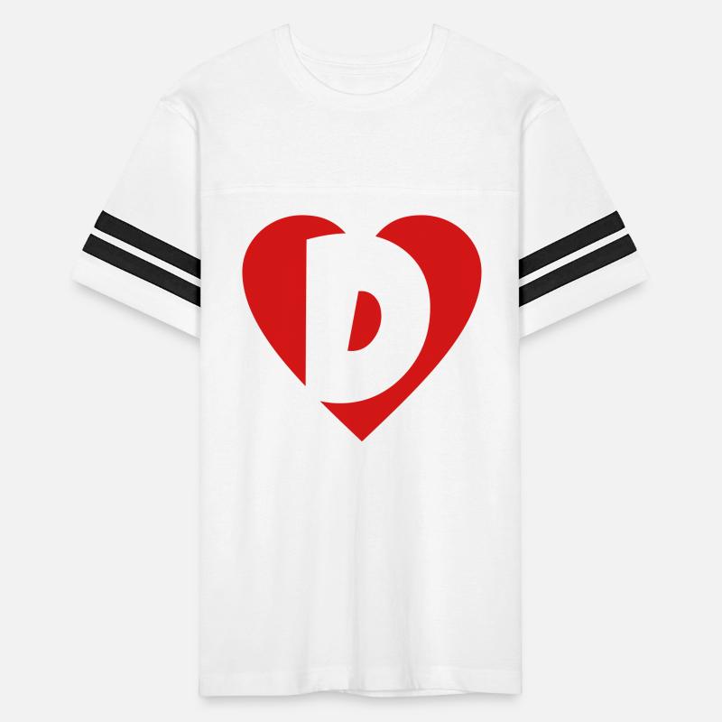 I love D - Heart D - Letter D