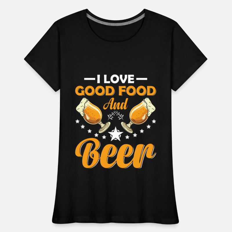 I Love Good Food And Beer Chef Drinking Food Lover
