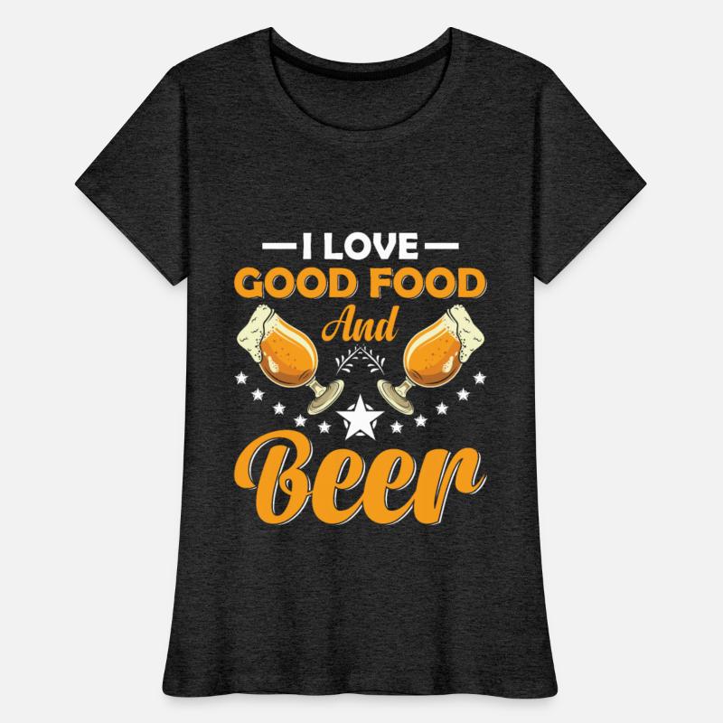 I Love Good Food And Beer Chef Drinking Food Lover