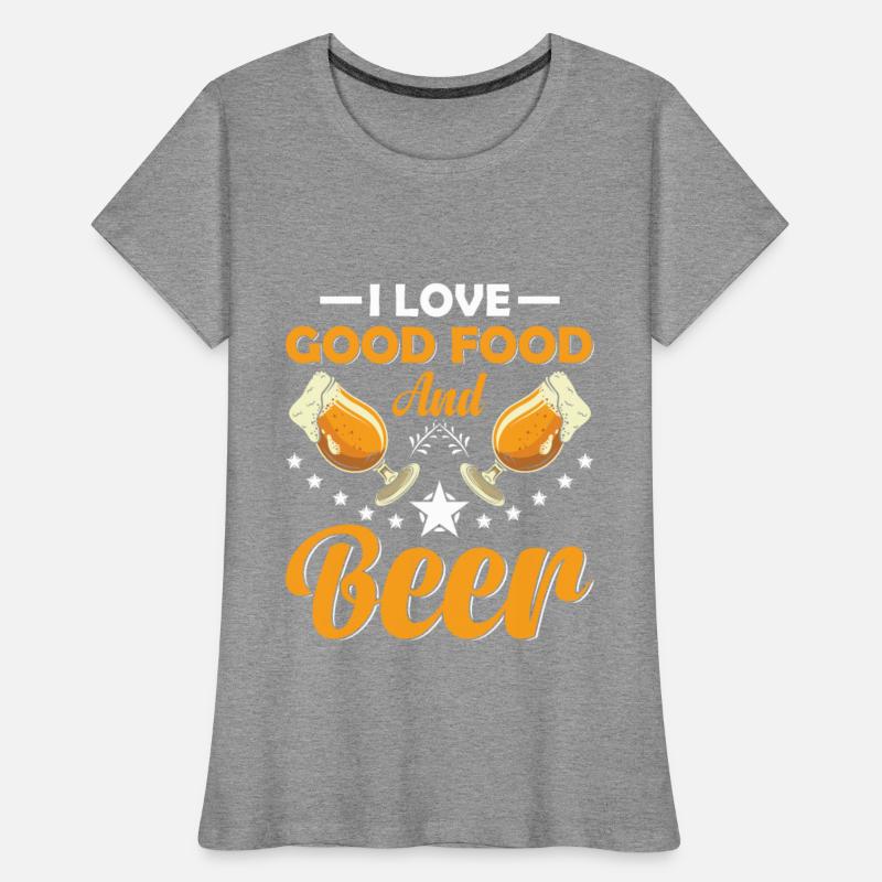 I Love Good Food And Beer Chef Drinking Food Lover