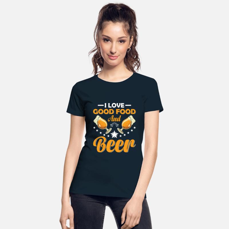 I Love Good Food And Beer Chef Drinking Food Lover