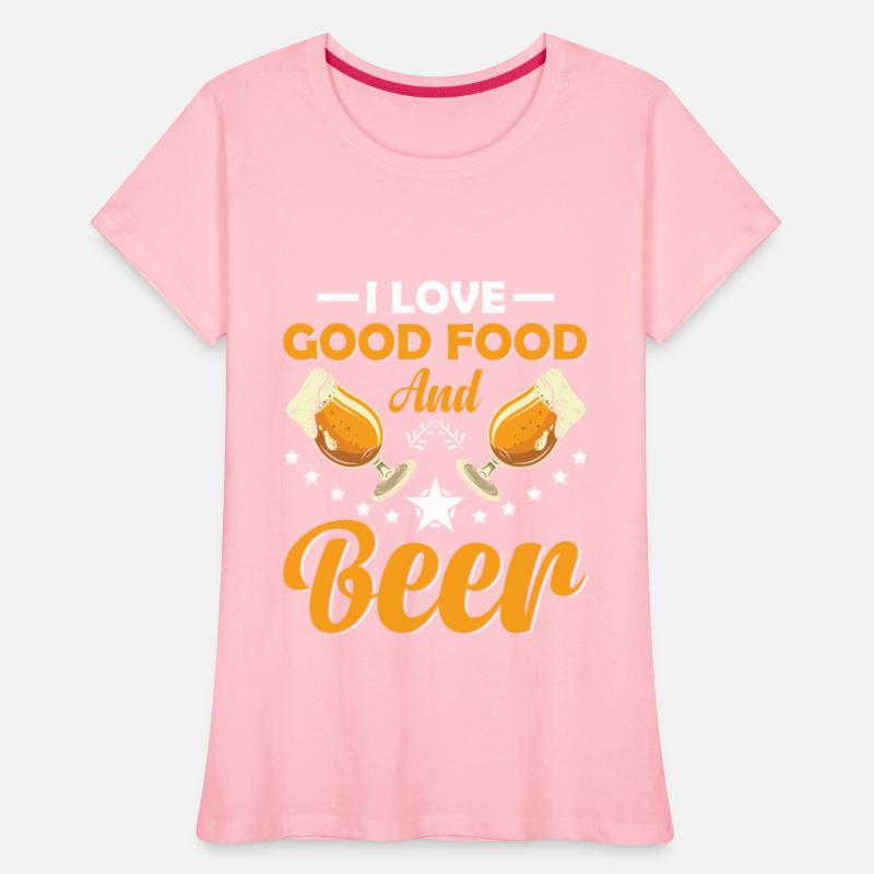 I Love Good Food And Beer Chef Drinking Food Lover